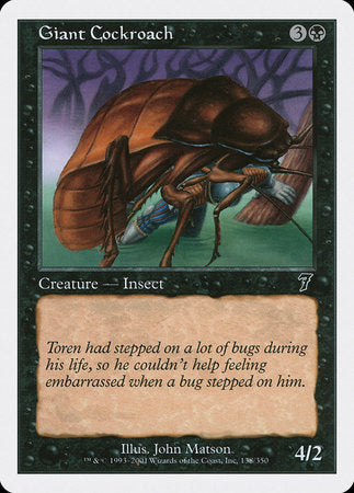 Giant Cockroach [Seventh Edition] | Jack's On Queen