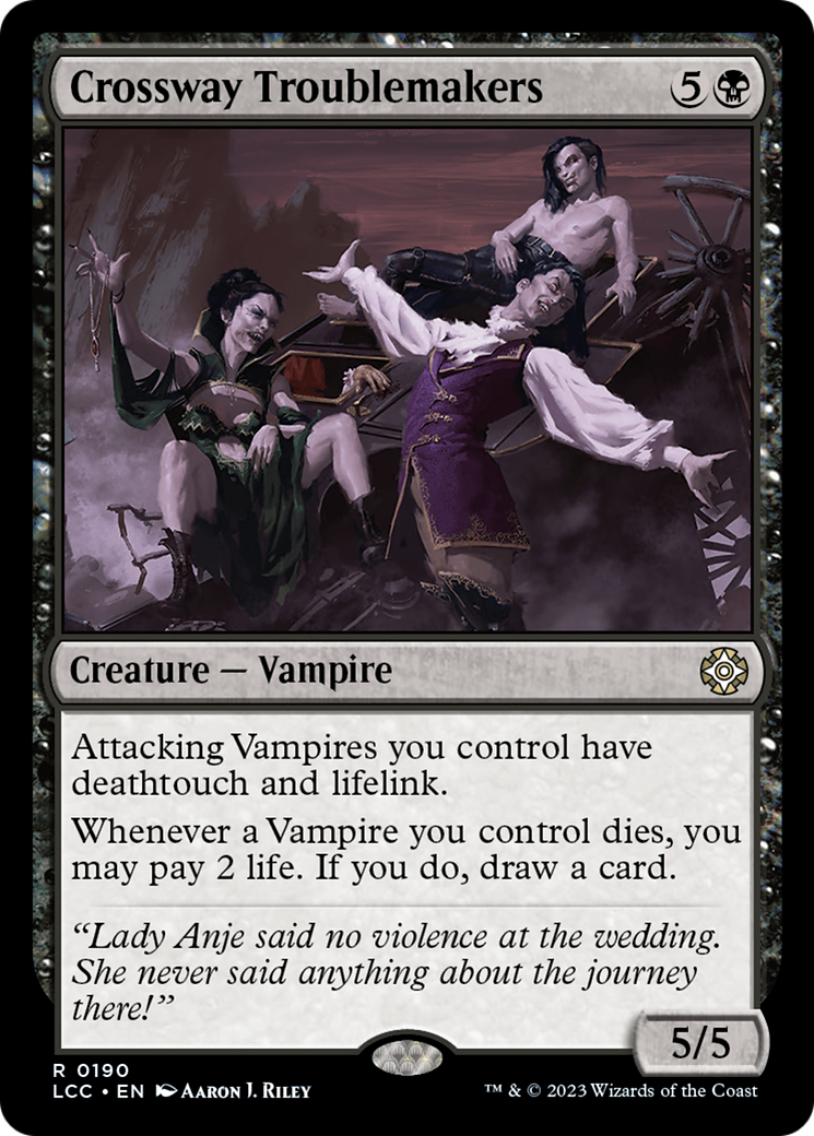 Crossway Troublemakers [The Lost Caverns of Ixalan Commander] | Jack's On Queen