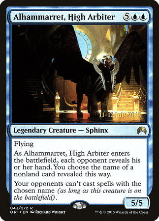 Alhammarret, High Arbiter [Magic Origins Promos] | Jack's On Queen