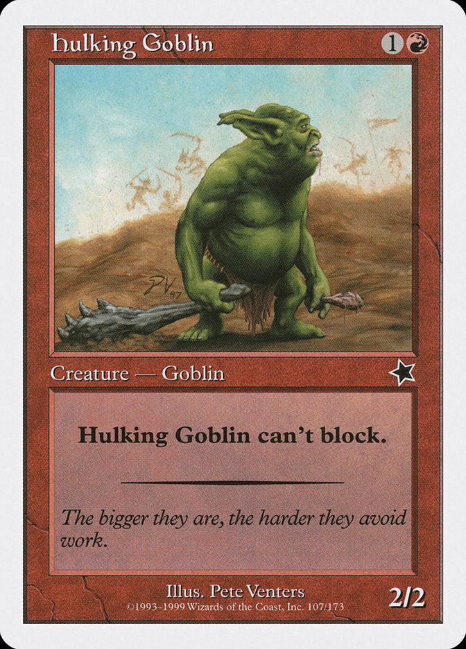 Hulking Goblin [Starter 1999] | Jack's On Queen