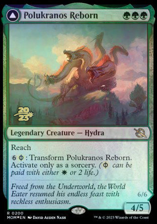 Polukranos Reborn // Polukranos, Engine of Ruin [March of the Machine Prerelease Promos] | Jack's On Queen