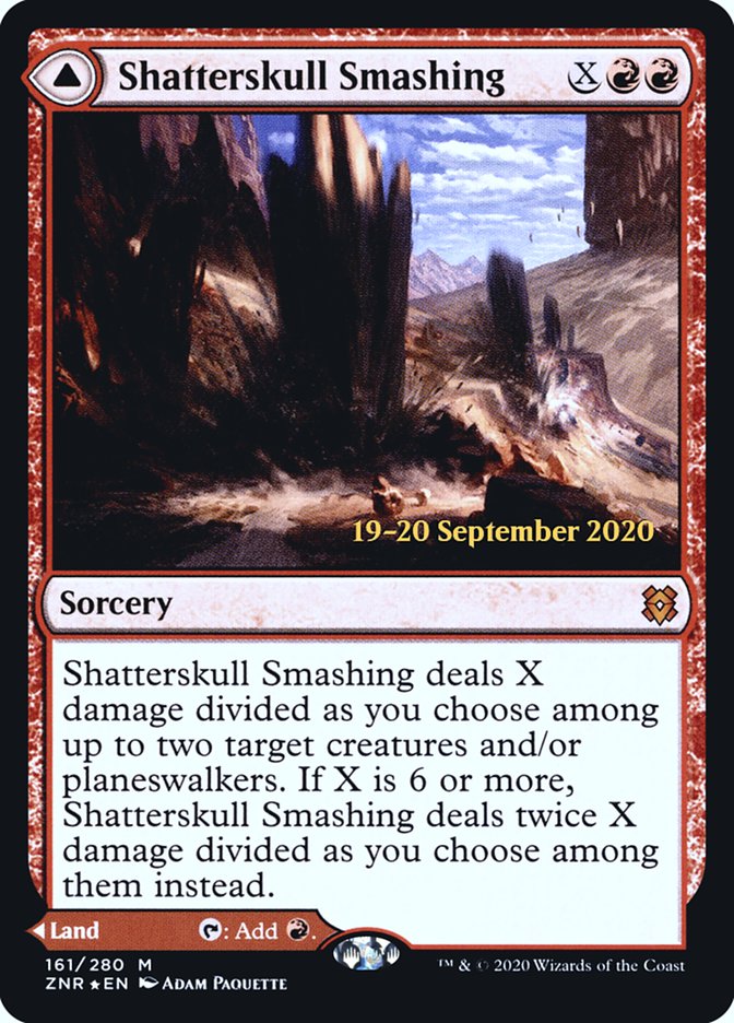 Shatterskull Smashing // Shatterskull, the Hammer Pass  [Zendikar Rising Prerelease Promos] | Jack's On Queen