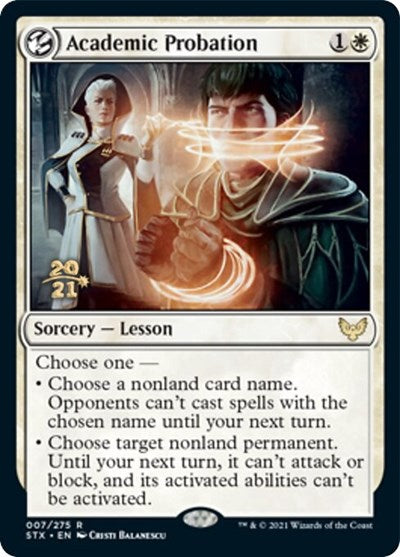 Academic Probation [Strixhaven: School of Mages Prerelease Promos] | Jack's On Queen