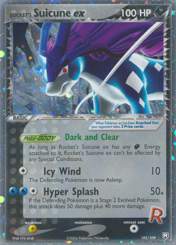 Rocket's Suicune ex (105/109) [EX: Team Rocket Returns] | Jack's On Queen