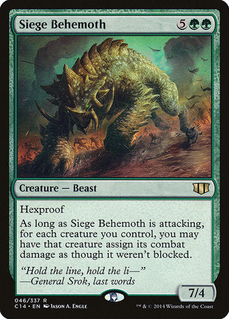 Siege Behemoth [Commander 2014] | Jack's On Queen