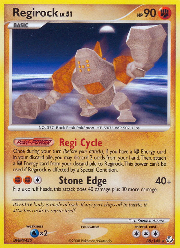 Regirock (38/146) [Diamond & Pearl: Legends Awakened] | Jack's On Queen