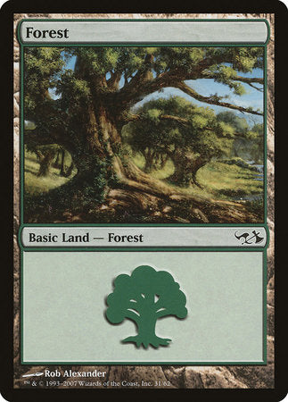 Forest (31) [Duel Decks: Elves vs. Goblins] | Jack's On Queen