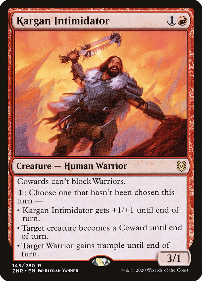 Kargan Intimidator [Zendikar Rising] | Jack's On Queen