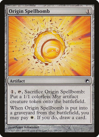 Origin Spellbomb [Scars of Mirrodin] | Jack's On Queen