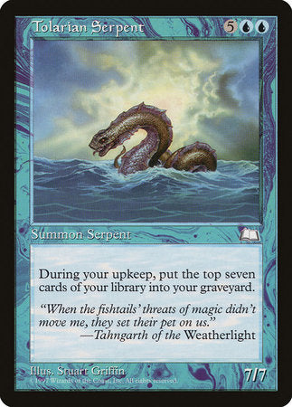 Tolarian Serpent [Weatherlight] | Jack's On Queen