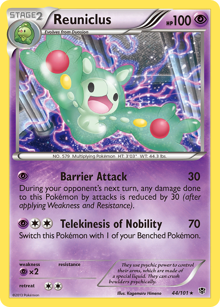 Reuniclus (44/101) [Black & White: Plasma Blast] | Jack's On Queen