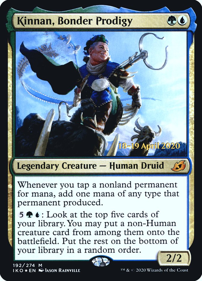 Kinnan, Bonder Prodigy  [Ikoria: Lair of Behemoths Prerelease Promos] | Jack's On Queen