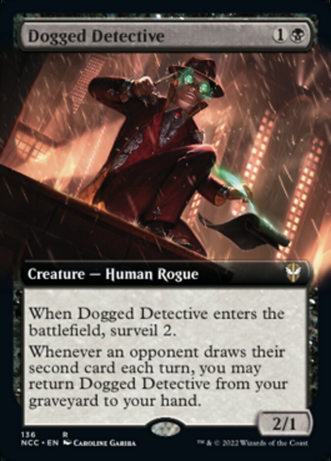 Dogged Detective (Extended Art) [Streets of New Capenna Commander] | Jack's On Queen