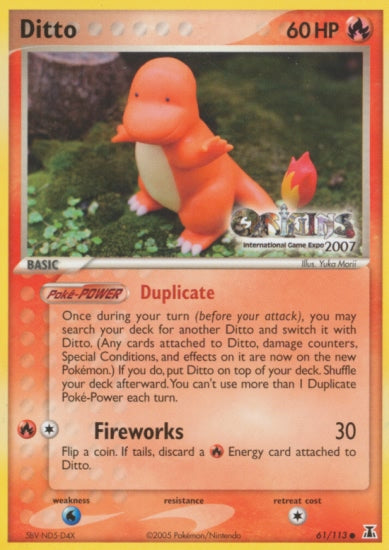 Ditto (61/113) (Origins Game Fair 2007) [EX: Delta Species] | Jack's On Queen