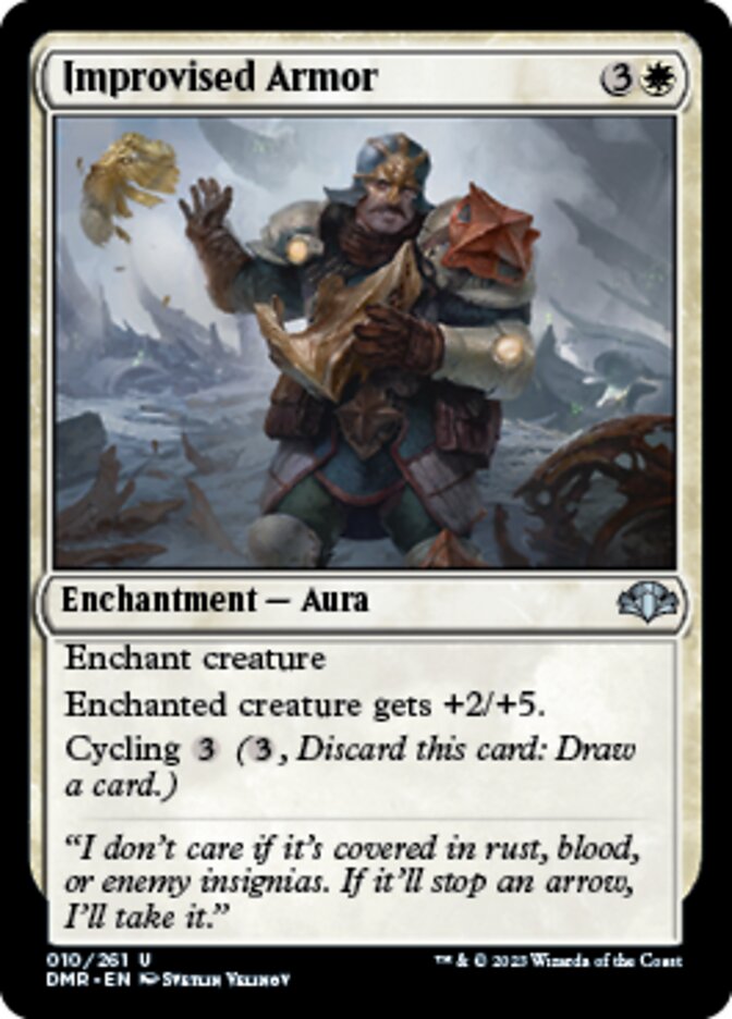 Improvised Armor [Dominaria Remastered] | Jack's On Queen