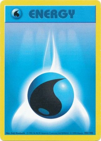 Water Energy (102/102) [Base Set Shadowless Unlimited] | Jack's On Queen