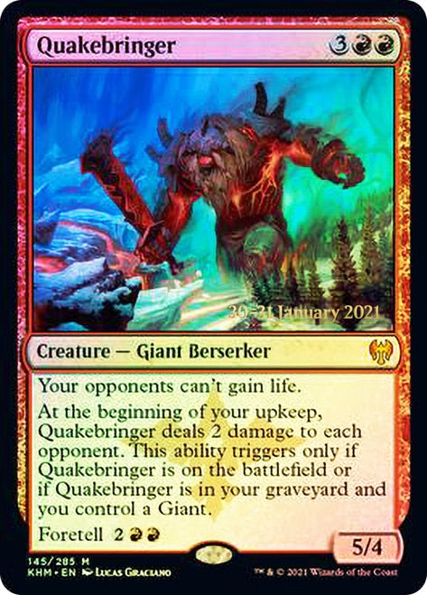 Quakebringer  [Kaldheim Prerelease Promos] | Jack's On Queen