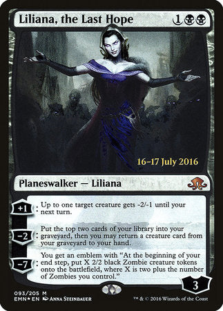 Liliana, the Last Hope [Eldritch Moon Promos] | Jack's On Queen