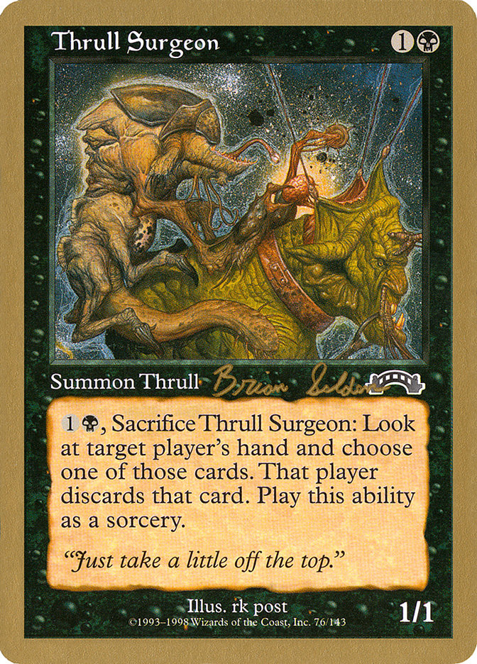 Thrull Surgeon (Brian Selden) [World Championship Decks 1998] | Jack's On Queen