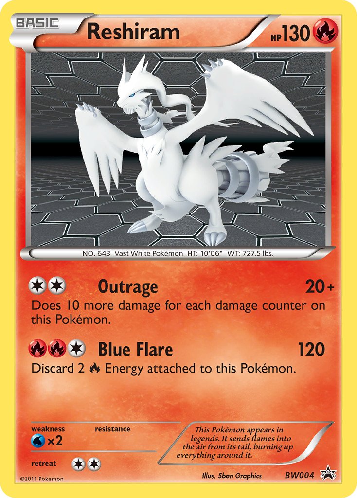 Reshiram (BW004) [Black & White: Black Star Promos] | Jack's On Queen