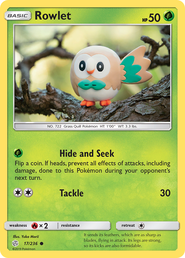 Rowlet (17/236) [Sun & Moon: Cosmic Eclipse] | Jack's On Queen