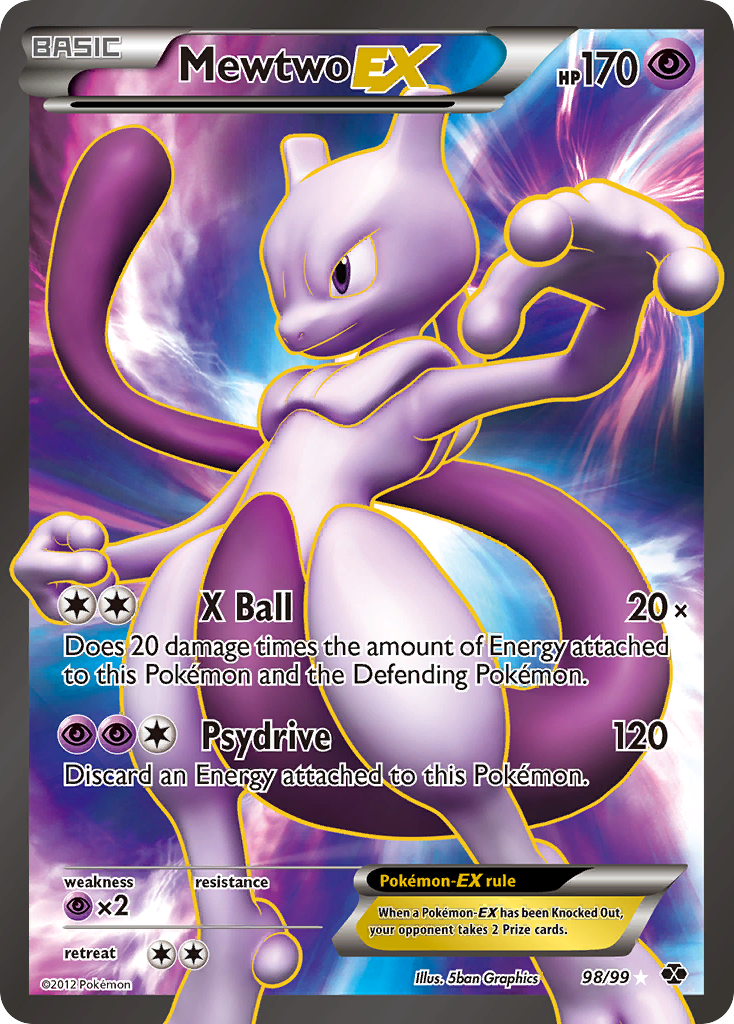 Mewtwo EX (98/99) [Black & White: Next Destinies] | Jack's On Queen