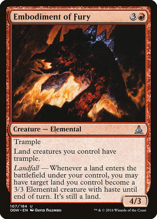 Embodiment of Fury [Oath of the Gatewatch] | Jack's On Queen