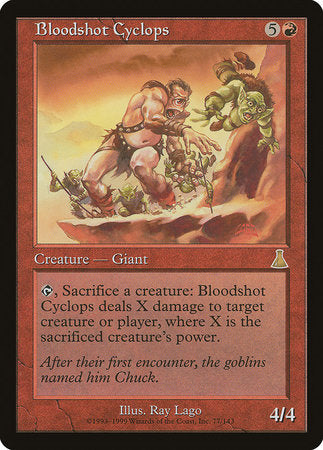 Bloodshot Cyclops [Urza's Destiny] | Jack's On Queen