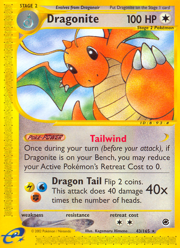 Dragonite (43/165) [Expedition: Base Set] | Jack's On Queen