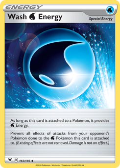 Wash Water Energy (165/185) [Sword & Shield: Vivid Voltage] | Jack's On Queen