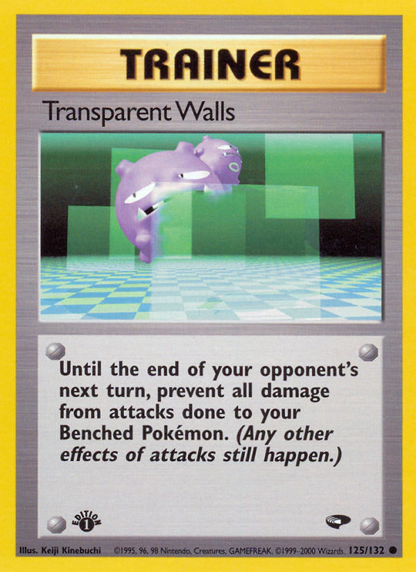 Transparent Walls (125/132) [Gym Challenge 1st Edition] | Jack's On Queen