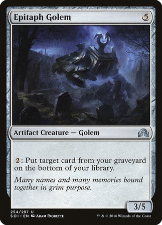 Epitaph Golem [Shadows over Innistrad] | Jack's On Queen