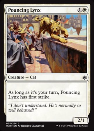 Pouncing Lynx [War of the Spark] | Jack's On Queen