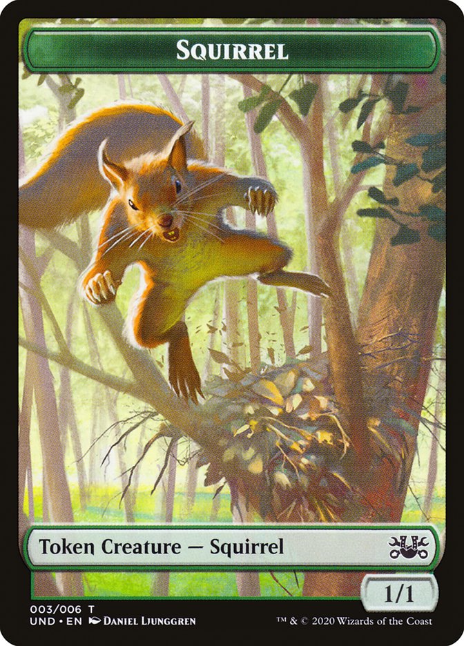 Beeble // Squirrel Double-sided Token [Unsanctioned Tokens] | Jack's On Queen