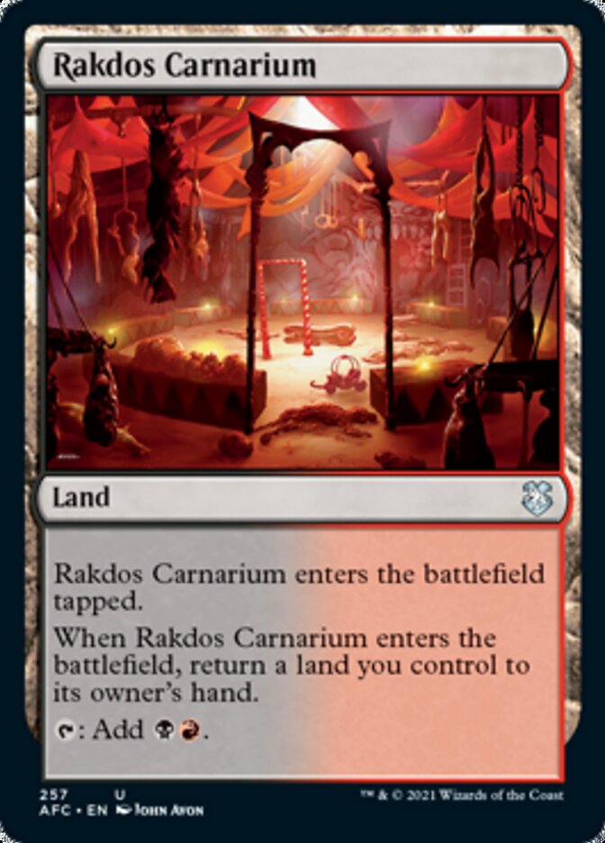 Rakdos Carnarium [Dungeons & Dragons: Adventures in the Forgotten Realms Commander] | Jack's On Queen