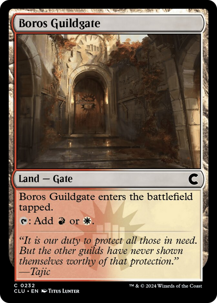 Boros Guildgate [Ravnica: Clue Edition] | Jack's On Queen