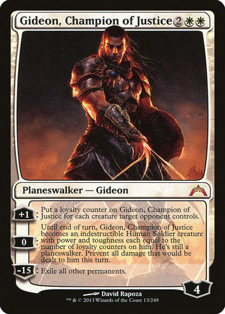 Gideon, Champion of Justice [Gatecrash] | Jack's On Queen