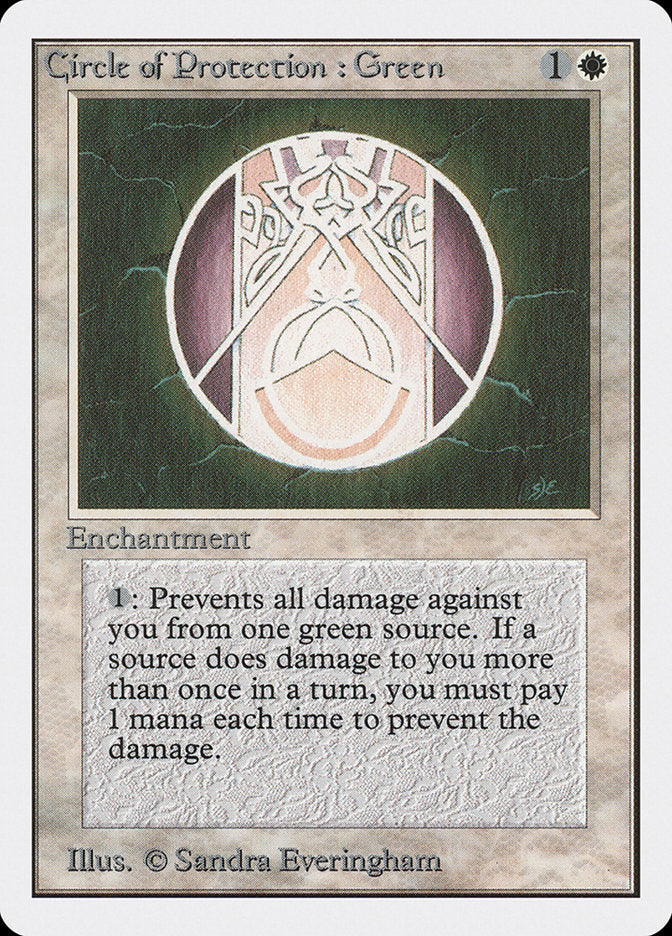 Circle of Protection: Green [Unlimited Edition] | Jack's On Queen