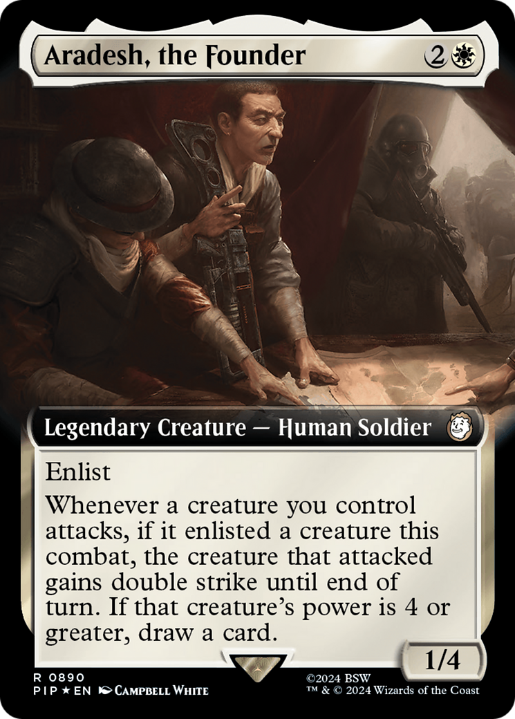 Aradesh, the Founder (Extended Art) (Surge Foil) [Fallout] | Jack's On Queen