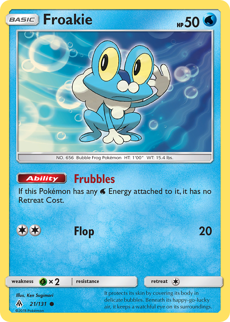 Froakie (21/131) [Sun & Moon: Forbidden Light] | Jack's On Queen
