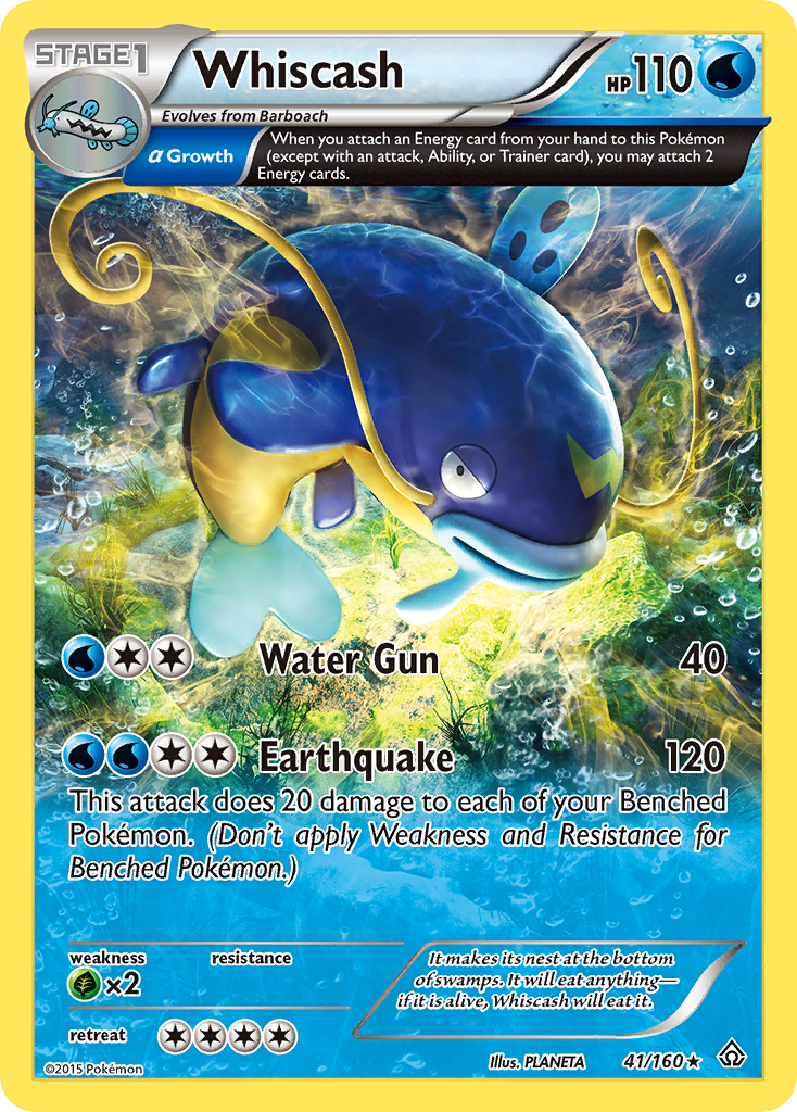 Whiscash (41/160) [XY: Primal Clash] | Jack's On Queen