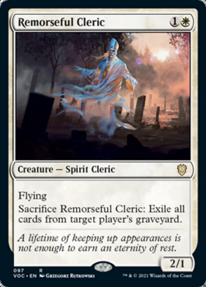 Remorseful Cleric [Innistrad: Crimson Vow Commander] | Jack's On Queen