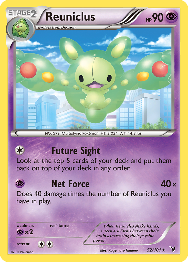 Reuniclus (52/101) [Black & White: Noble Victories] | Jack's On Queen