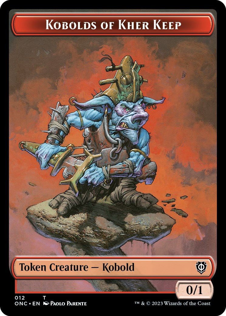 Kobolds of Kher Keep // Dragon Double-Sided Token [Phyrexia: All Will Be One Commander Tokens] | Jack's On Queen