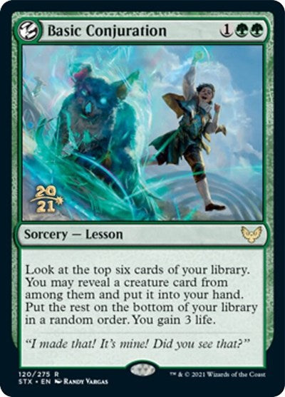 Basic Conjuration [Strixhaven: School of Mages Prerelease Promos] | Jack's On Queen