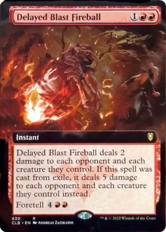 Delayed Blast Fireball (Extended Art) [Commander Legends: Battle for Baldur's Gate] | Jack's On Queen