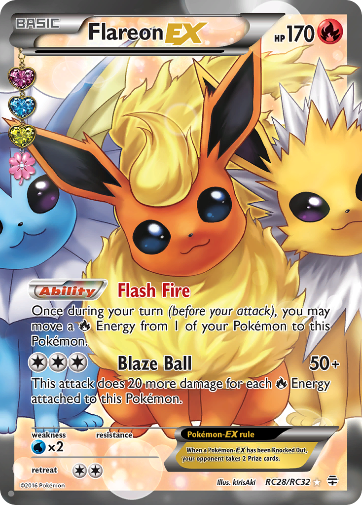 Flareon EX (RC28/RC32) [XY: Generations] | Jack's On Queen