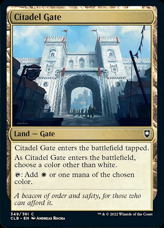 Citadel Gate [Commander Legends: Battle for Baldur's Gate] | Jack's On Queen