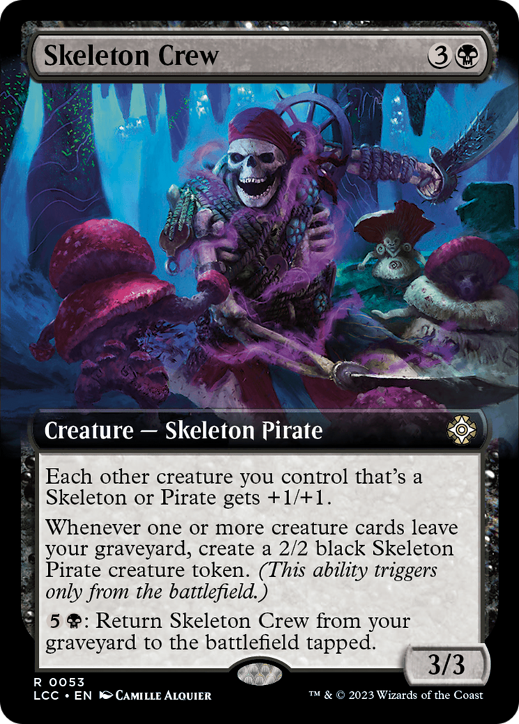 Skeleton Crew (Extended Art) [The Lost Caverns of Ixalan Commander] | Jack's On Queen