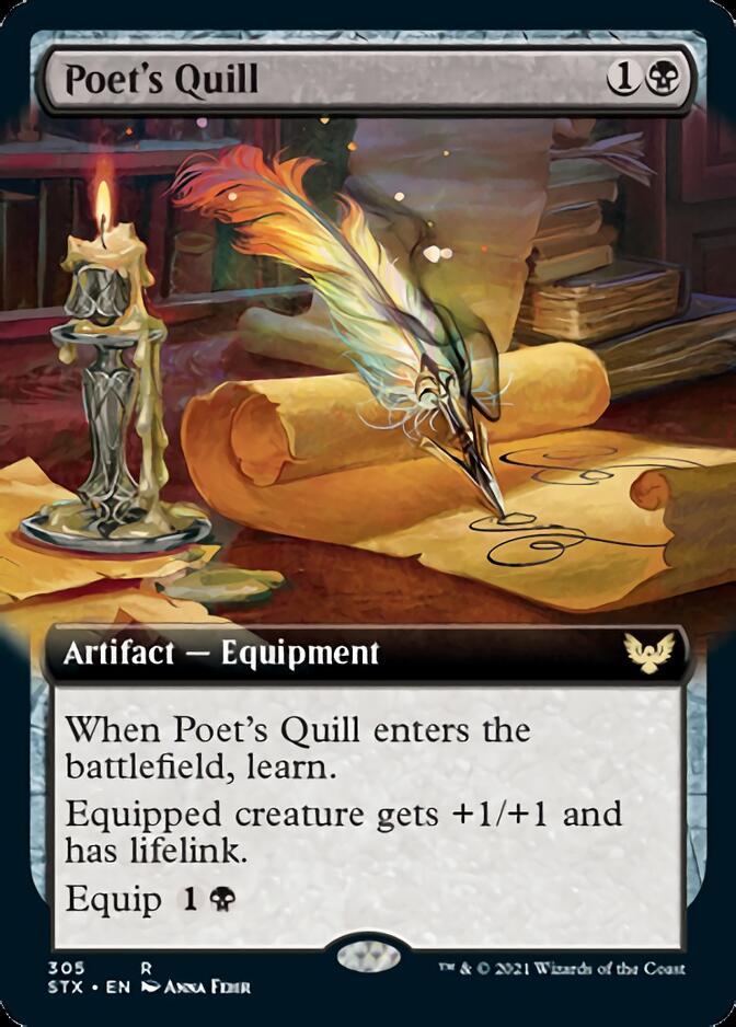 Poet's Quill (Extended) [Strixhaven: School of Mages] | Jack's On Queen